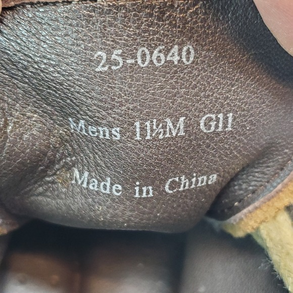 Johnston Murphy Mens 11.5 M Brown Suede Chukka Boots Desert Boots 25-0640 - Picture 7 of 11